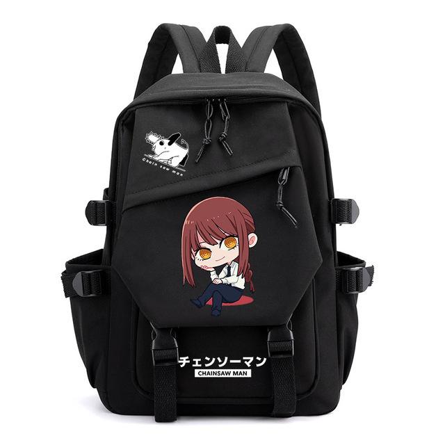 

Chainsaw Man Anime Men S And Women S Backpack Cosplay Student School Bag Computer Travel Leisure 19inch
