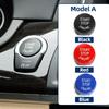 LHD Car Accessories 61319153831 Engine Ignition Start Stop Push Switch OFF Button Cover For BMW X3 X4 Series F25 F26