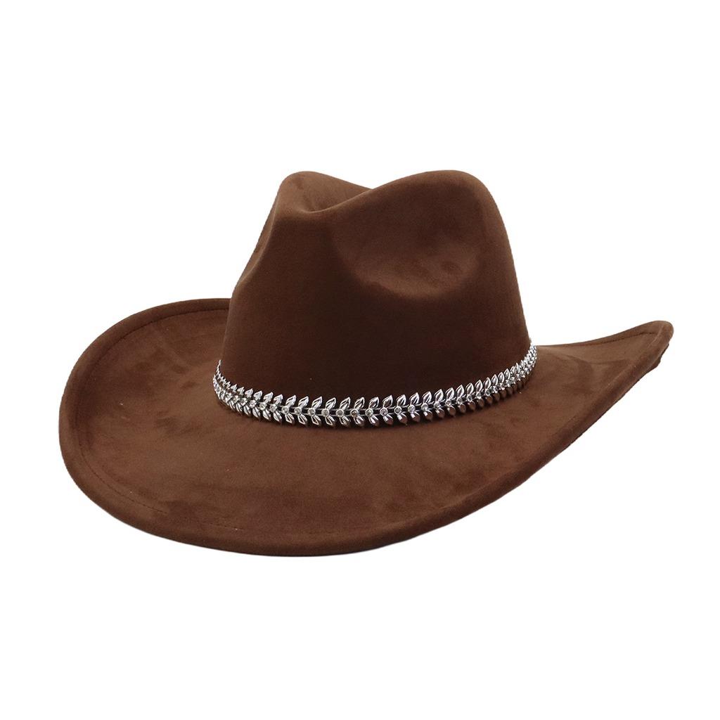 Vegan Suede Hat fishbone shape 9.5cm Wide Brim Fedora Hat Men's and Women's Autumn and Winter Felt Jazz Hat Classic Church Hat