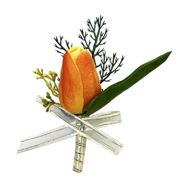 Children's Tuxedo Suit with Flower Corsage & Necklace - Wedding and Performance Accessories