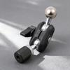 Plastic Metal Ball Head Adapter with 360 Rotation Capability for 1/4 to 17.4mm Conversion for Photography Vlog