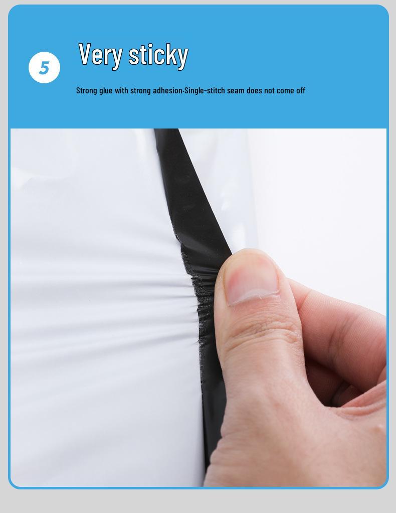 Sinaite Waterproof White Express Bag: Thickened E-commerce Clothing Package for Logistics