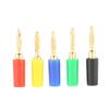 20 Pcs set 2mm Mixed Colors Banana Plug Jack Test Probes Connector For Amplifier