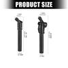 Black Housing Handheld Ball Pump for Daily Basketball Inflation, Manual Hand Inflator with Needle Head for Gym Bag Carry