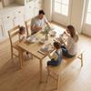 Bamboo Dining Room Set Dining Table With 2 Chairs And Bench For 4 People Natural Wood