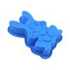Creative Rabbit Silicone Mold For Baking Cake Chocolate Easter Treats Food Grade Flexible Easy Demold