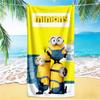 1pc Minions Adventure Yellow Land Beach Towel,quick Drying Absorbent Beach Towel,outdoor Sports Swimming Beach towel,Soft and Comfortable Y72812