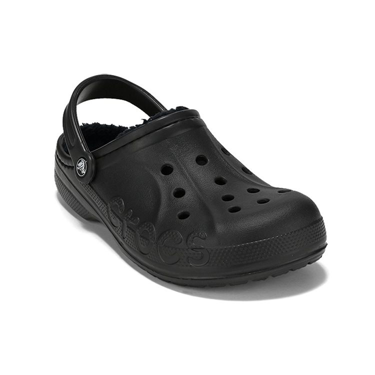 Crocs Baya EVA Comfortable Versatile Beach Sandals Unisex Sandals Black 205969-060