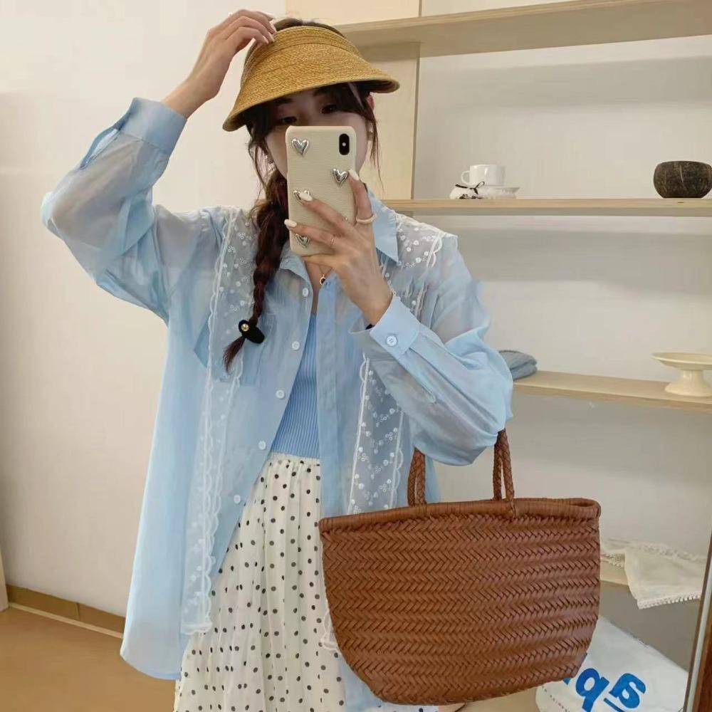 Embroidery Flower Fake Collar Shawl Translucence Protect Neck Scarf Lace Neck Guard Scarf  Female