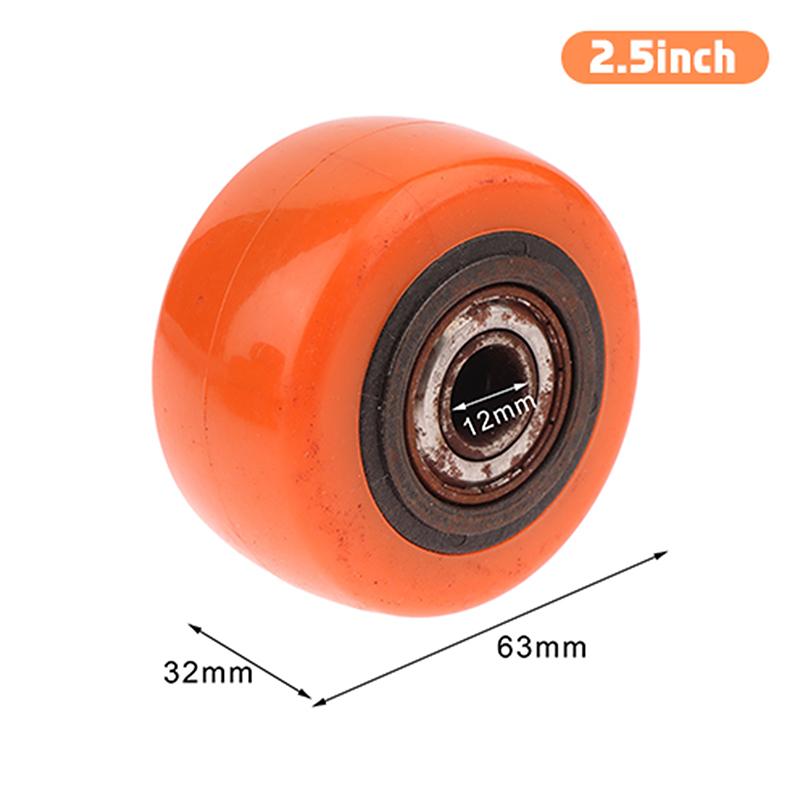Pvc Caster Wheel Double Bearings High Load Capacity Wear Resistance Furniture Wheels Replacement