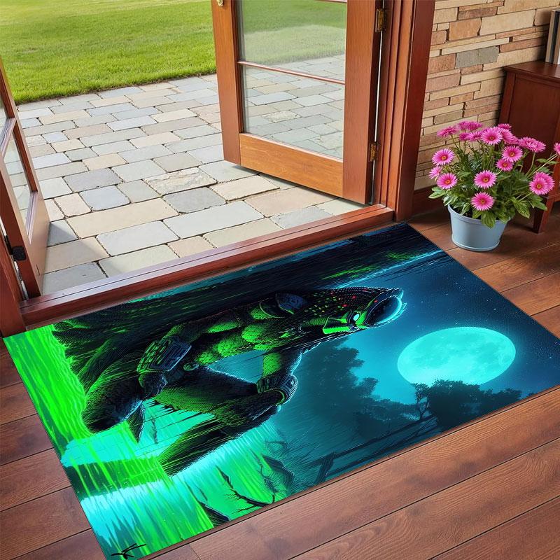 Crystal Velvet Rug Soft Non Slip Indoor Floor Mat Home DecorPredator