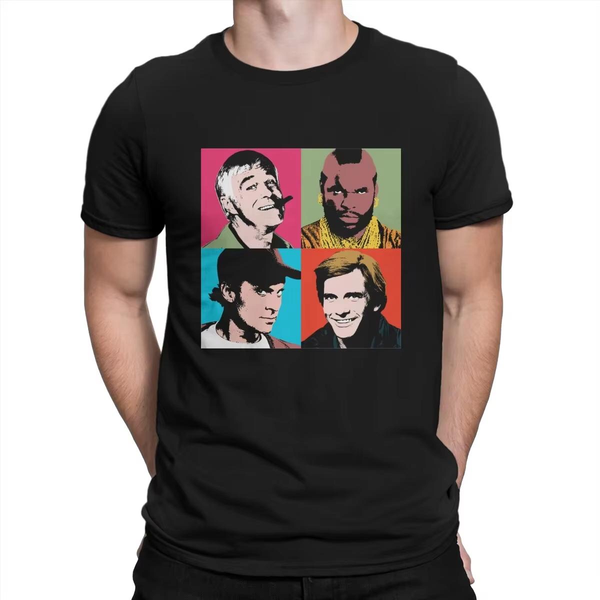 

The A-Team Newest TShirt for Men Mashup TV 80s Hanniba Round Collar Basic T Shirt Personalize Gift Clothes OutdoorWear - Men ... 5XL різнокольоровий