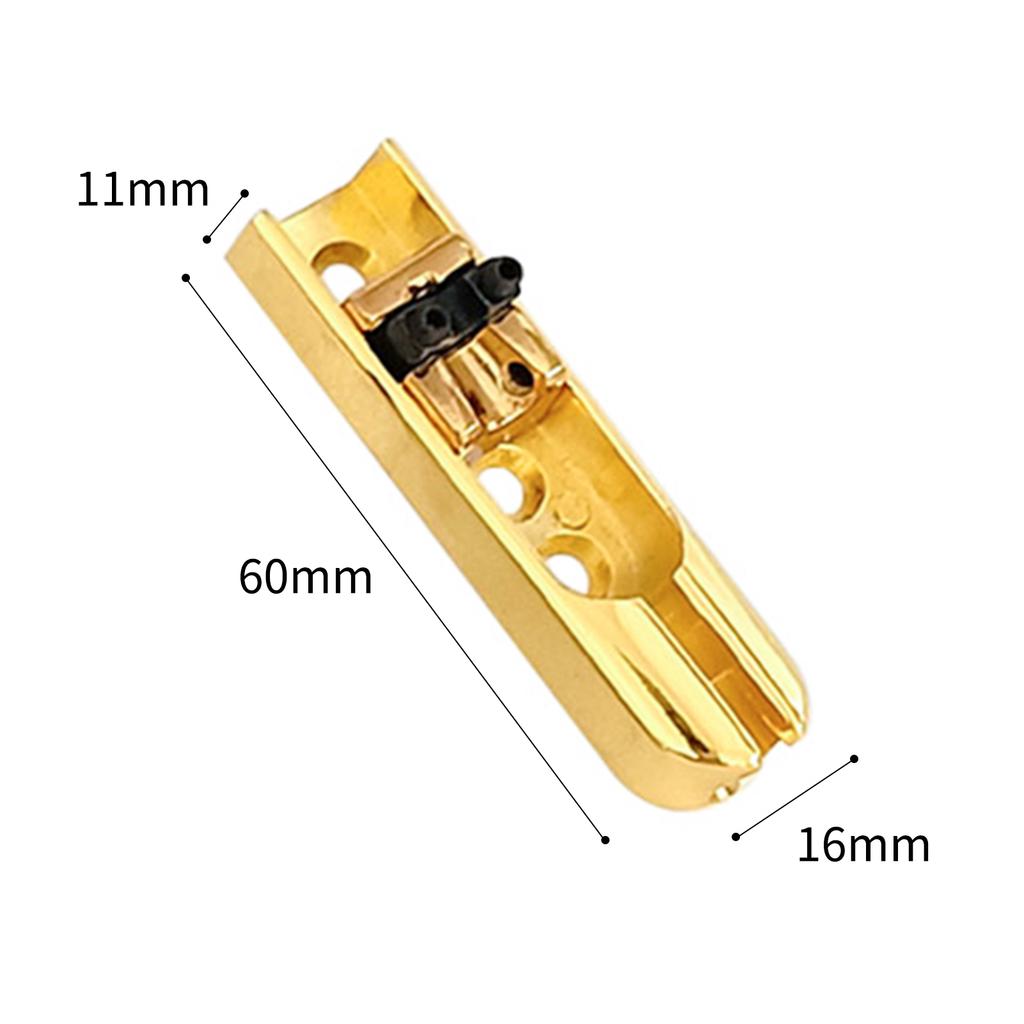 4pcs Bass Guitar Bridge Individual Bass Bridge Guitar Bridge Single Individual Tailpiece Single String Bass Bridge Bass Guitar Saddles