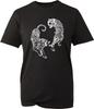Vintage Twin Tiger Mens Unisex T-Shirt Aesthetic Roaring Tigers Graphic Gift Tee