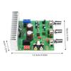 TDA7265 Audio Amplifier Module HiFi Power Amplifier Board 4558 2.0-channel Preamplifier Power Amplifier Board AC 12-15V 40W+40W