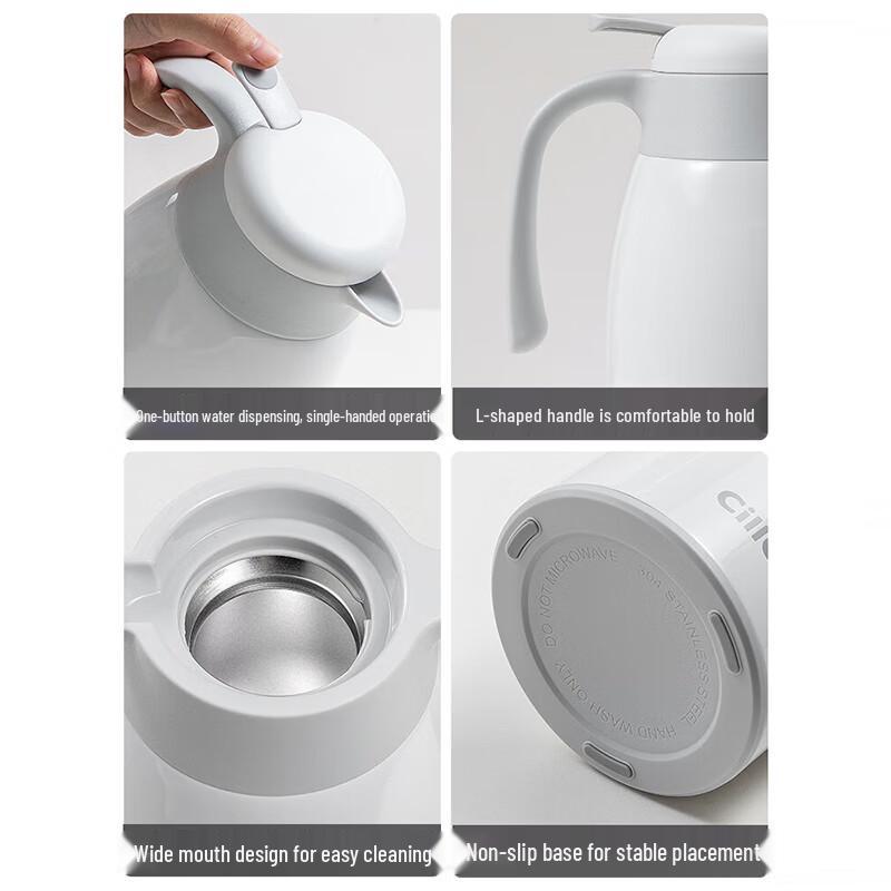 Xile 2L Stainless Steel Insulated Thermos Pot