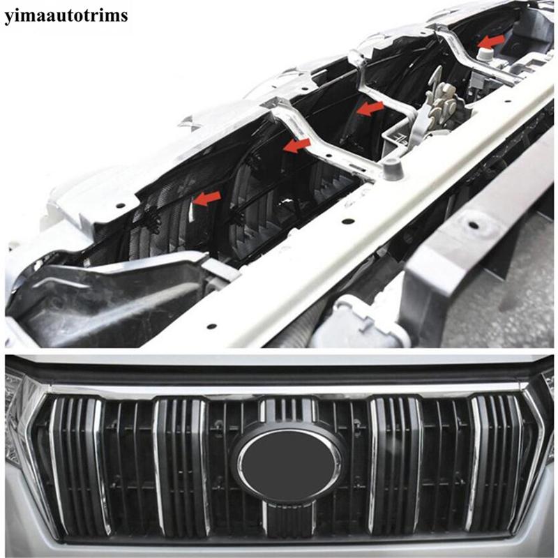 Car Front Grille ert ect Screening Mesh Net Protective Kit Accessories Fit For Toyota Land Cruiser Prado FJ150 2018 -