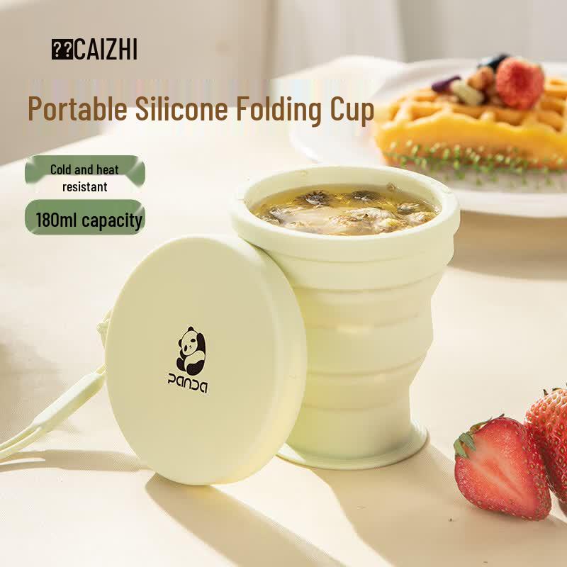 CAIZHI Portable Collapsible Silicone Travel Cup