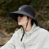 Sunscreen Men Fishing Hat Mesh Foldable Bucket Hat Breathable Outdoor Sun Hat  Women