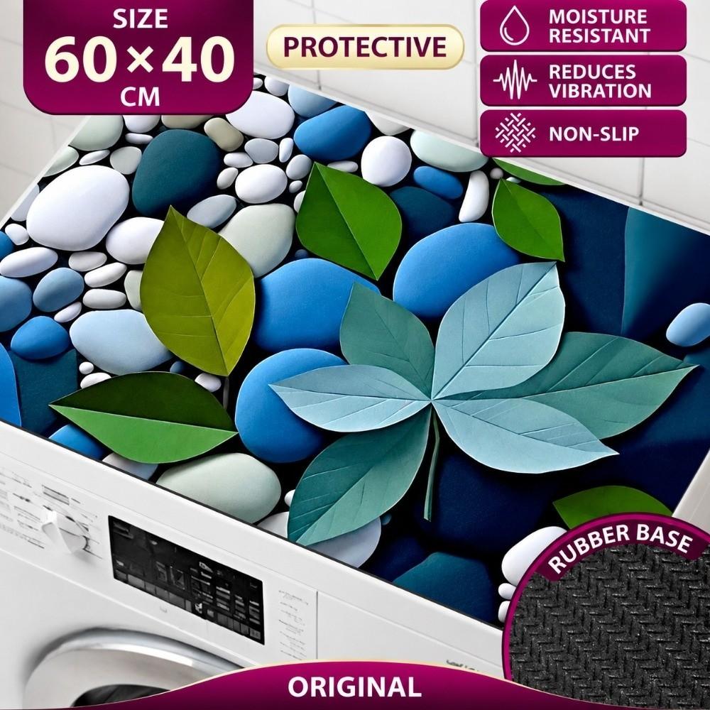 Absorbent Washing Machine Top Protector Pad Non Slip Bathroom Carpet Home