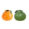 Orange Shape Ceramic Vases for Home Living Room Decors,Dried Flower Vases,Flower Arrangement Decoration Shootings Props