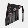 Chinese Style Triangular Waist Belt Printing Mini Apron Fashion Bohemia Wide Waistband  Streetwear