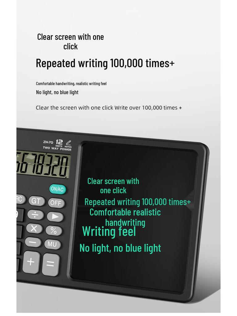 Dual-Powered LCD Writing Tablet - Ideal Business & Teacher's Day Gift