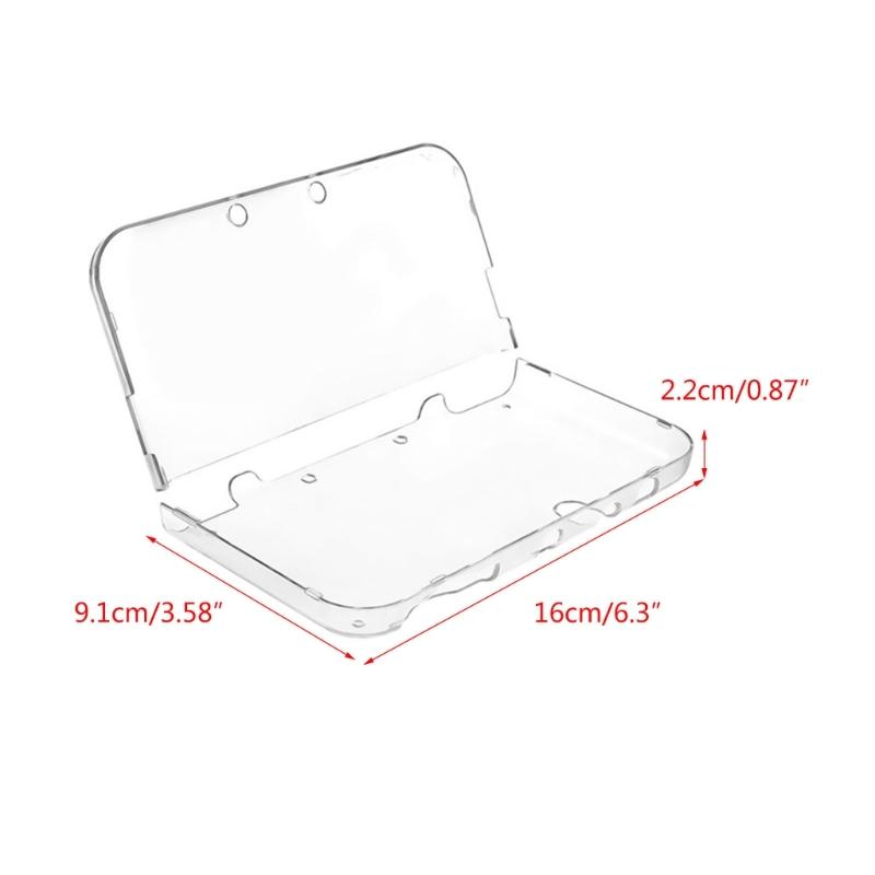 Transparent Hard PC Case Protective Cover Skin for New 3DS XL Game Console Clear Crystal Full Body Protectors Sleeve