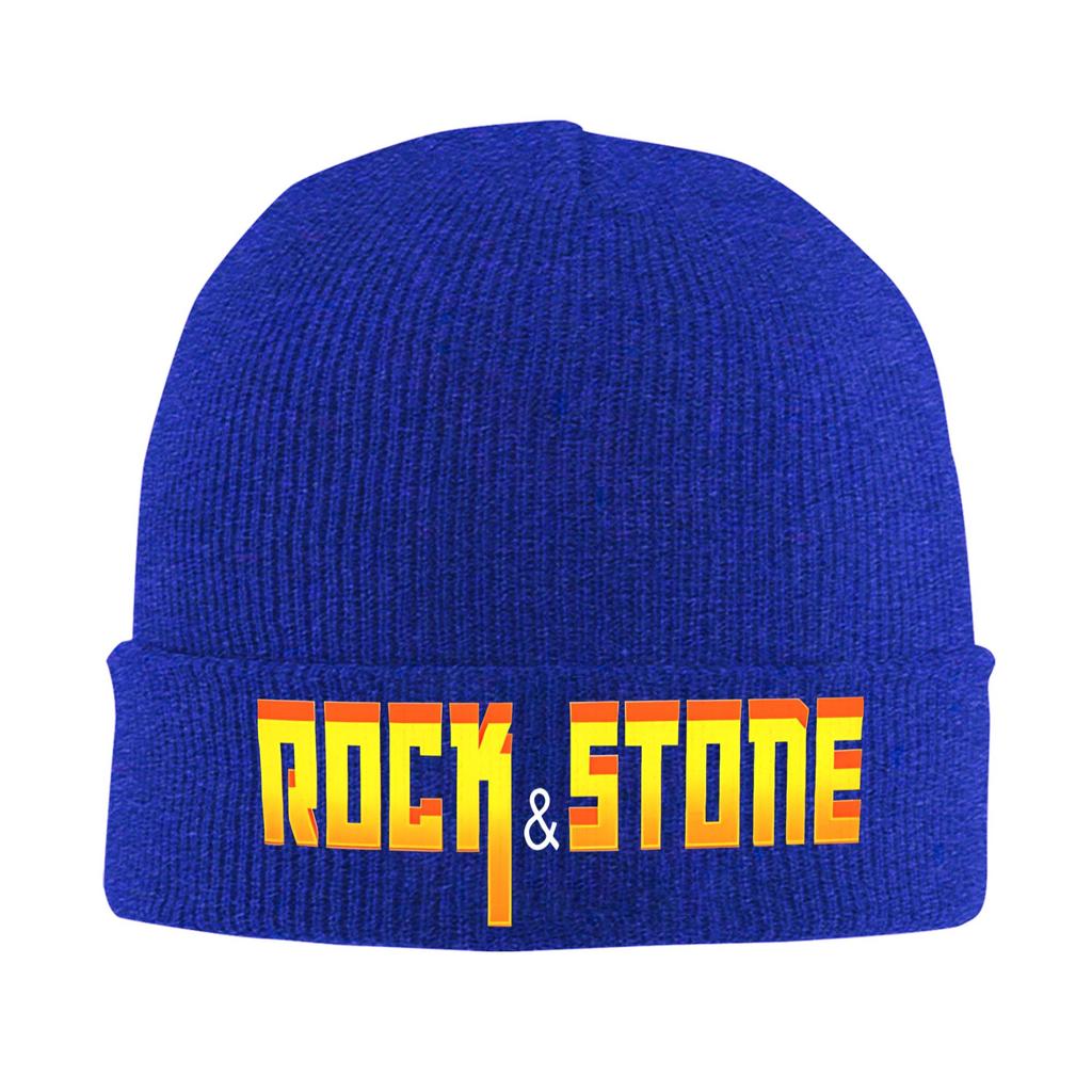Deep Rock Galactic Rock And Stone Knitted Hat Beanie Winter Hat Warm Acrylic Hip Hop Game Caps Unisex Women Birthday Gift