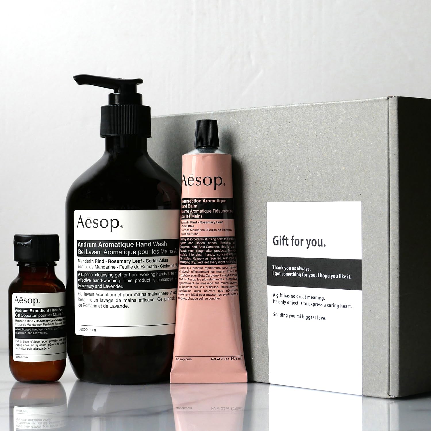 

Aesop Industrious Christmas Gift Hand Wash Beauty Care Products Set, Balm, Cosmetics, (1 set)