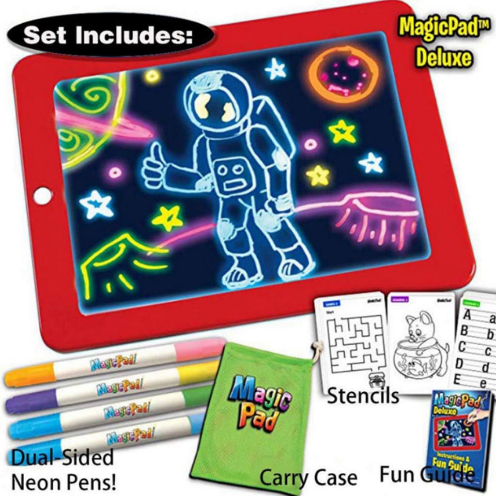 LED Writing Tablet Electronic Lighting 3D Learning Educational Drawing Writing Board for Preschool