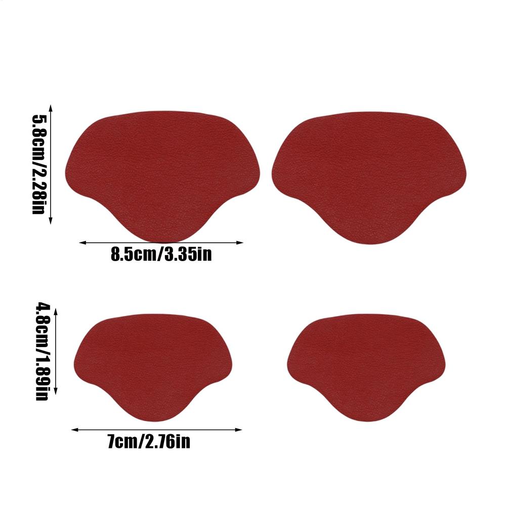 Shoe Heel Pad 4 Pieces Self-Adhesive Shoe Heel Inserts Home Daily Supplies for Running Sports Fitness Athletes Youth Inside Home