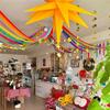 3pcs/set Rainbow Crepe Paper Streamers for Wedding Birthday Party Backdrop Decoration Colorful Paper Crepe Garland Ribbon Decor