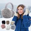 Winter Warm Folding Ear Warmer Thickened Soft Plush Earflaps  For Women Men Outdoor