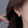 Hollow Butterfly Earrings for Women Screw Back Studs Light Luxury Vintage Minimalist Ear Jewelry