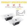 For BMW  F10 2pcs For old BMW E39 1999-2006 x5 x52 e53 1995-20025 28 i 1998 z8 Car door Led lamp laser projector welcome ghost lamp.