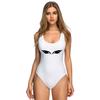 Women's seaside beach swimsuit tie-dye D printing European and American summer one-piece swimsuit