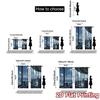 2pcs, 2D FLAT PRINTING Curtains (Without Rod) Cosmic Lounge Chic Chic Curtain Versatile 100% Polyester Curtains Home Decor Ldeal