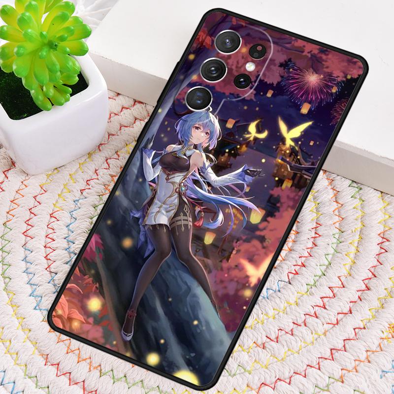 Ganyu Genshin Impact Soft Silicone Phone Case For Samsung Galaxy Note 10 Pro S26 S25 S24 S23 S22 S21 Plus S25Ultra Capa Cover