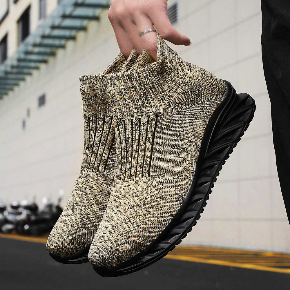 Non-slip Sole 43-44 Outdoor Men Boots Shoes Casual 48 Large Men's Sneakers Boots Yellow Sports Original Lux Tens Tenya