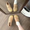 [Yushilai] Retro thick-soled Velcro single shoes for women's 2025 autumn new Mori casual versatile loafers