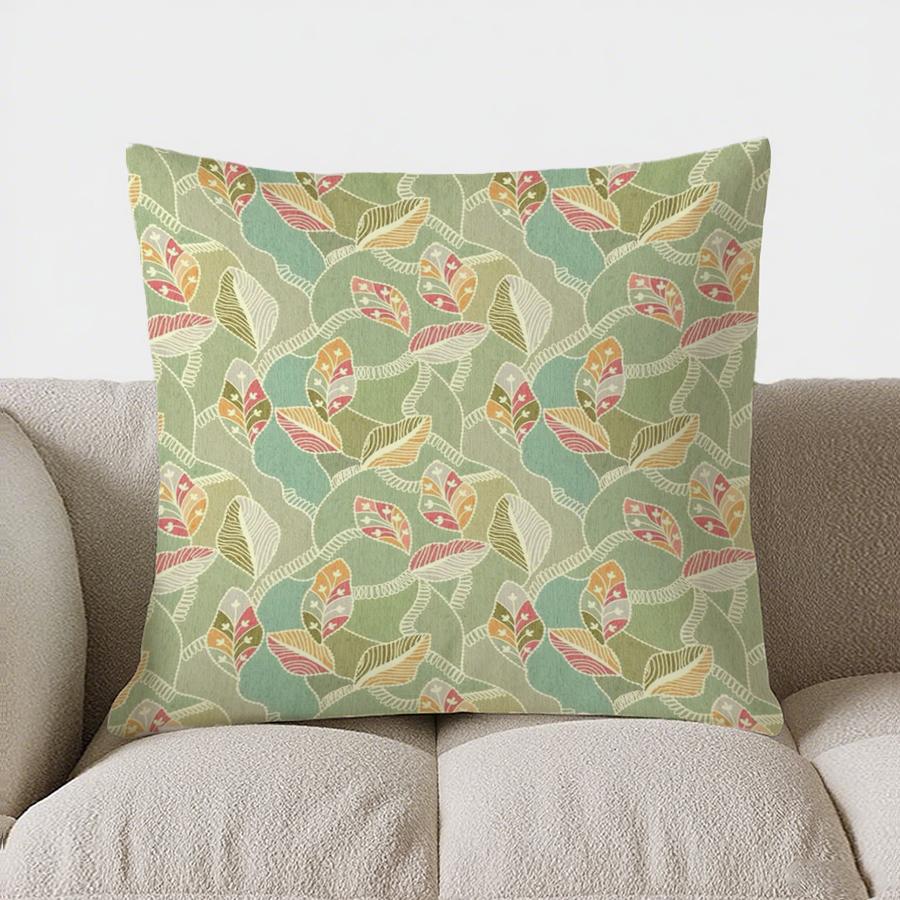 Exquisite Geometric Ethnic Pattern Double-sided Printed Pillow Cover Short Plush Suitable Living Rooms Sofas Throw Cushion Cover