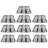 10Pcs Brick Weep Hole Inserts Stainless Steel Weep Hole Covers Replacement Wall Cracks Inserts For Secure Installation
