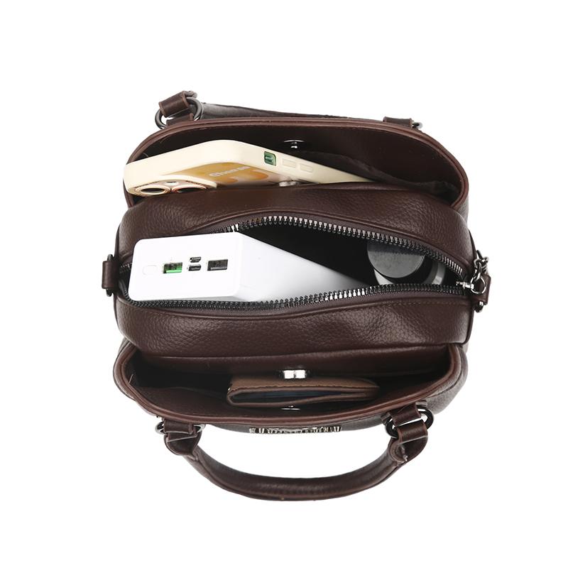 Large Capacity Commuter Shoulder Bag Women PU Hand Bag