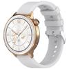 Klassisches 18mm Silikonarmband Anzug für OPPO Watch X3 Mini X2 mini Hautfreundliches Silikonarmband mit Diamantmuster