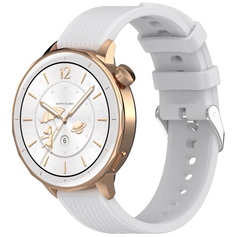 Klassisches 18mm Silikonarmband Anzug für OPPO Watch X3 Mini X2 mini Hautfreundliches Silikonarmband mit Diamantmuster