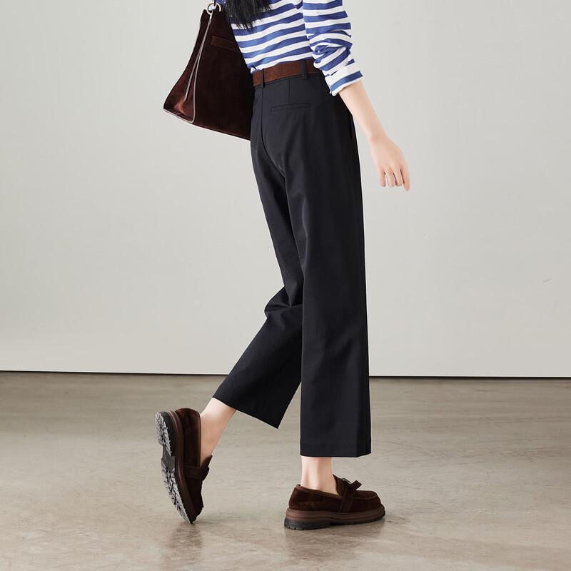 SOFSIL Women s High-Waist Straight Leg Casual Suit Pants 30