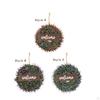 18 Inch Simulated Front Door Wreath, Handmade Realistic And Versatile Welcome Sign