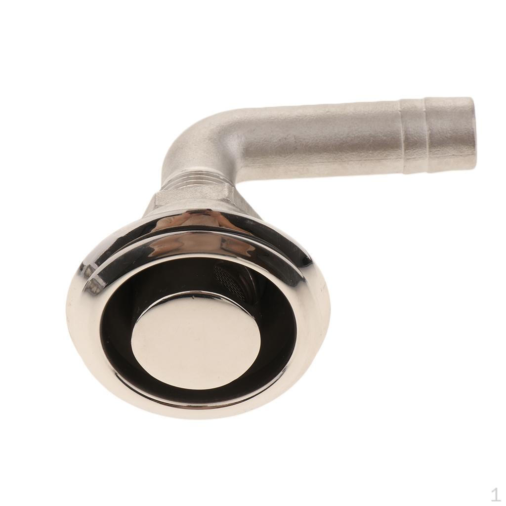 90 Graders Golv Däckavlopp Skimmer Sil 316 Rostfritt Stål Båt