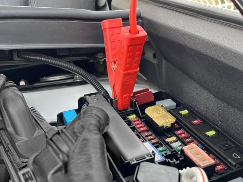 BAL (Ohashi Sangyo) DC12V/DC24V 120A 5m Starthilfekabel für Kleinwagen, PKW, SUVs, Traktoren, 2-Tonnen- und 4-Tonnen-LKW, Hybridfahrzeuge, Res